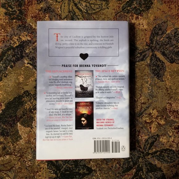 2 YA novels, The Replacement, Paper Valentine by Brenna Yovanoff dark fantasy - Picture 7 of 9